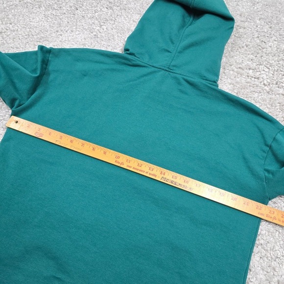 Lilly Pulitzer Suri Hoodie Womens Medium Green Long Sleeve 1/4 Zip Lounge‎ - Picture 9 of 12